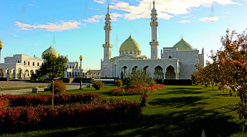 Благоустройство территории Белая мечеть